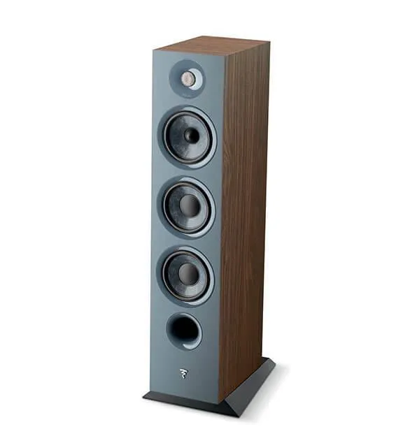 Focal chora 826 COPPIA diffusori da pavimento, 3 vie, Legno scuro, bass reflex, 2 woofer, 250 W