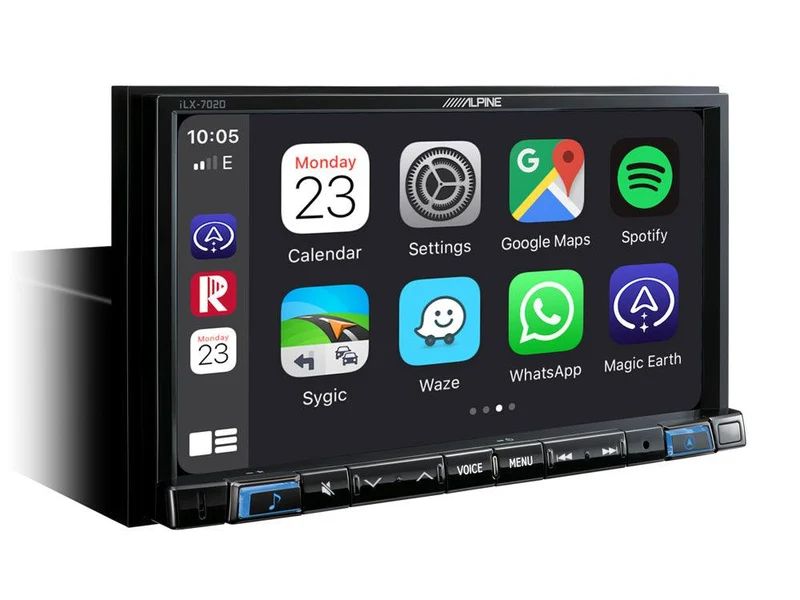 Alpine INE-W720SM-W autoradio per Smart 453 Car Play Android Auto, BIANCO