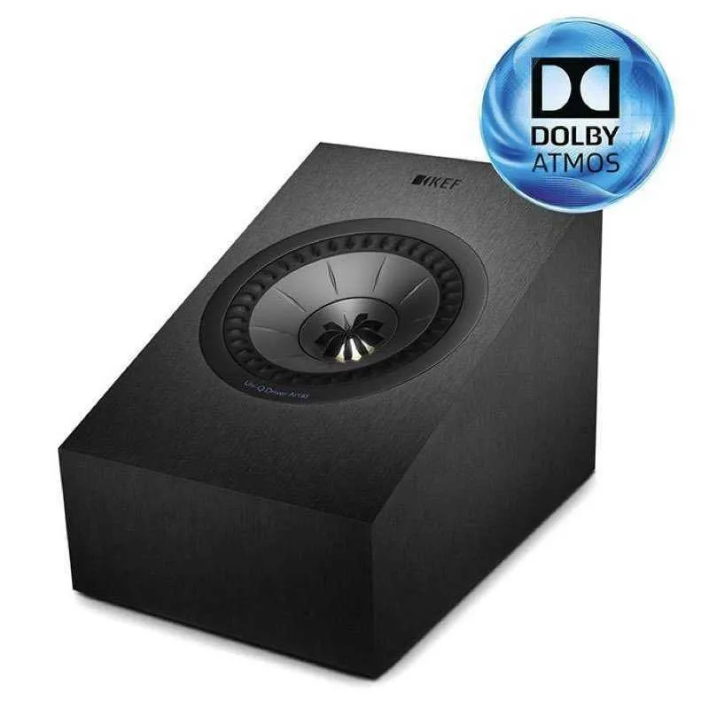 KEF Q50a BLACK Diffusori (COPPIA) ATMOS ENABLED - UNI-Q Mid-woofer 130mm - tweeter 25 mm - 100W