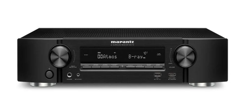 Marantz NR1710 Sintoamplificatore AV 7.2 canali, 4k Ultra HD supporta formati audio multidimensionali