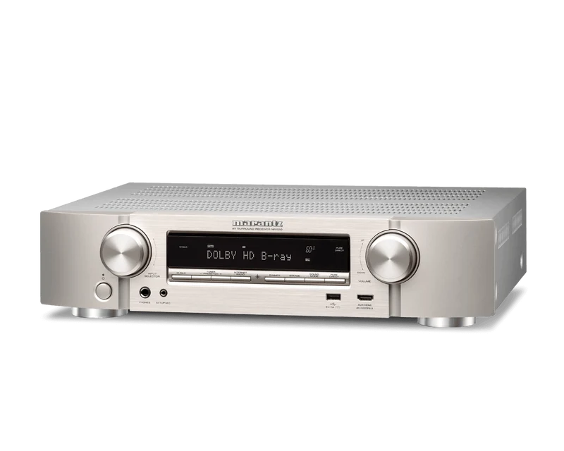Marantz NR1510 Sintoamplificatore AV Ultra-Slim 5.2ch, silver,oro, funzionalità di streaming musicale online