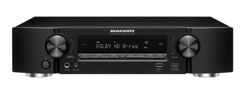 Marantz NR1510 Sintoamplificatore AV Ultra-Slim 5.2ch, nero, funzionalità di streaming musicale online