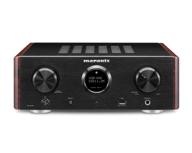 Marantz HD AMP1 amplificatore compatto per cuffie, nero, modalità DAC, 2 ingressi digitali