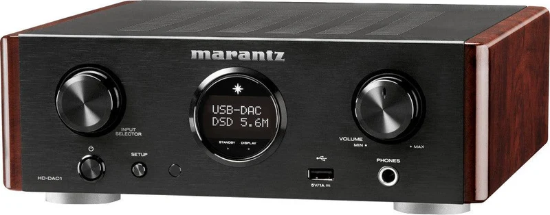 Marantz HD DAC1 convertitore e amplificatore per cuffie DAC, nero, Current Feedback uscite RCA
