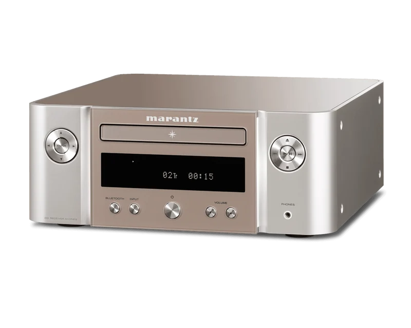 Marantz MELODY M-CR612 Silver Gold sintoamplificatore stereo di rete riproduzione di dischi CD, radio DAB +, HEOS