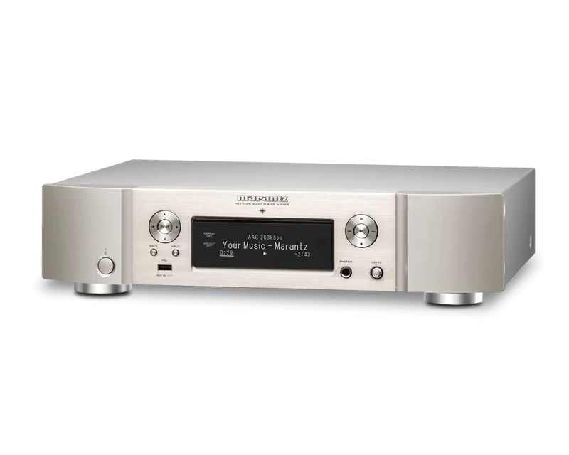 Marantz NA6006 lettore di rete streaming Ethernet, Silver-oro, Wi-Fi dual band MIMO, Bluetooth e Airplay