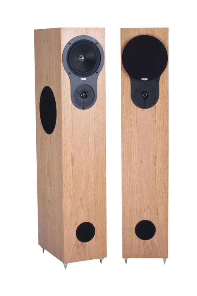 Rega RX3 diffusori da pavimento Noce COPPIA a 2,5 vie reflex frontale bass driver laterale