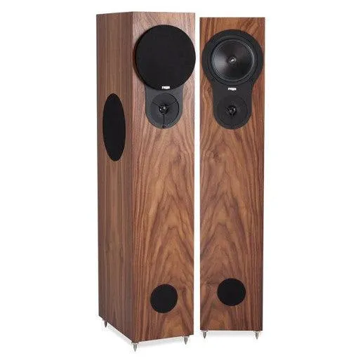 Rega RX3 diffusori da pavimento Ciliegio COPPIA a 2,5 vie reflex frontale bass driver laterale