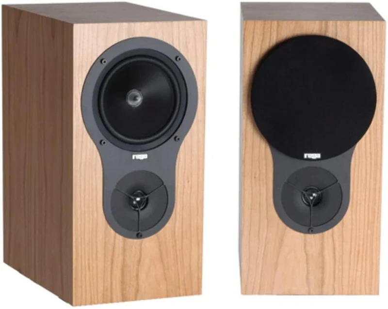 Rega RX1 diffusori da stand o muro Ciliegio COPPIA bookshelf a 2 vie, bass reflex posteriore