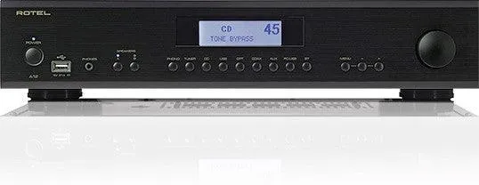 ROTEL A-12 NERO Amplificatore integrato da 60+60W RMS su 8 ohm, Bluetooth, Phono MM, USB