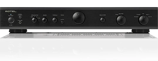 ROTEL A-10 NERO Amplificatore integrato da 40+40W RMS su 8 ohm