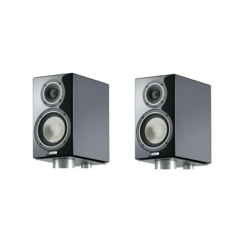 Canton Chrono SL 526.2 Diffusori acustici compatto colore Nero da stand a 2 vie, cassa chiusa, 100W (COPPIA)