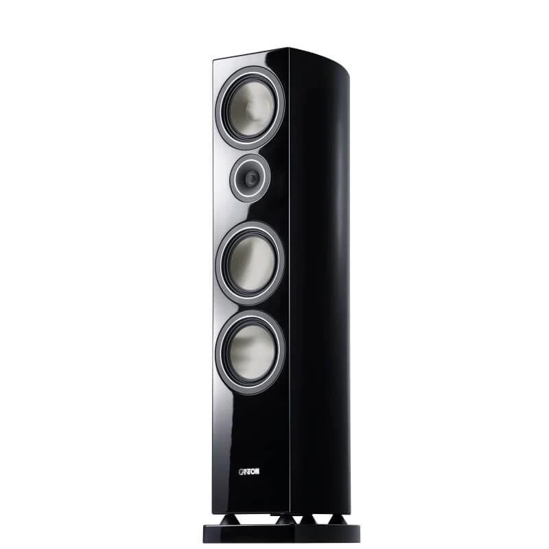 CANTON VENTO 886.2 DC diffusori acustici colore NERO a 3 Vie, sistema Bass-Reflex da pavimento (COPPIA)