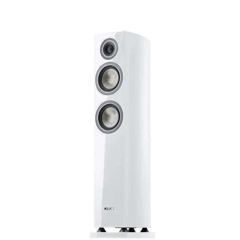 CANTON VENTO 876 .2 diffusori acustici colore BIANCO a 3 Vie, sistema Bass-Reflex da pavimento (COPPIA)