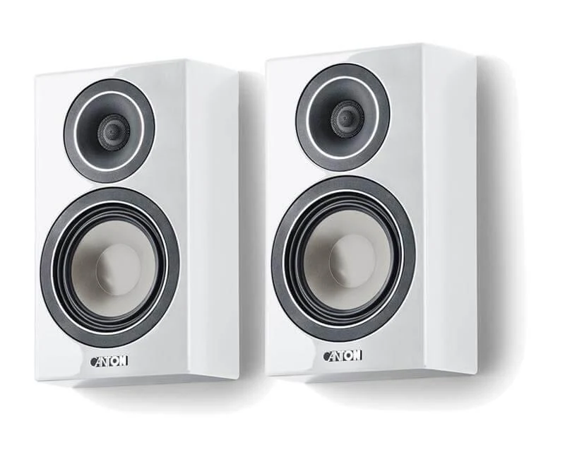 Canton Vento 816.2 coppia diffusori acustici da parete colore BIANCO a cassa chiusa, Wave-Surround (COPPIA)