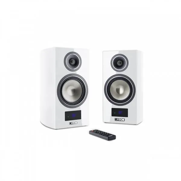 Canton SMART VENTO 3 diffusori acustici bianco lucido da stand attivi con connessione wireless (COPPIA)