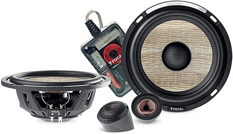 Focal PS 165FSE Flax Evo altoparlanti per auto SLIM 2 vie 160W kit completo