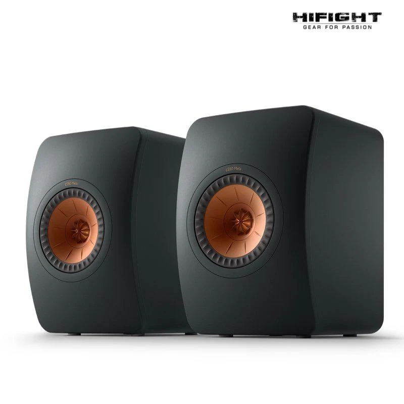 KEF LS50 META BLACK diffusori da scaffale Nero Carbonio Uni-Q con MAT
