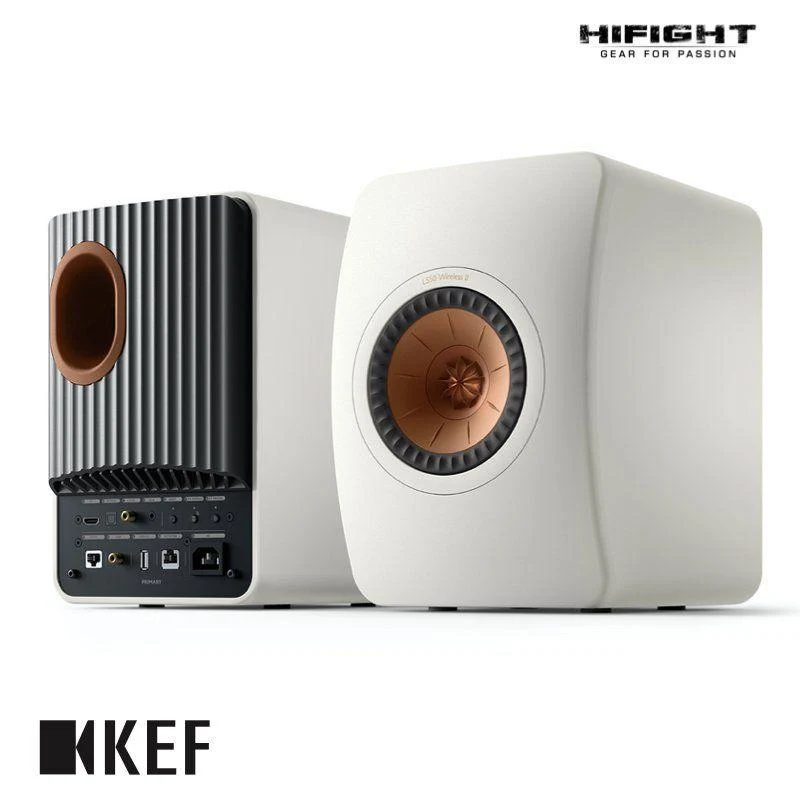 KEF LS50 WIRELESS II Diffusori attivi wireless da scaffale HiFi controllo via APP