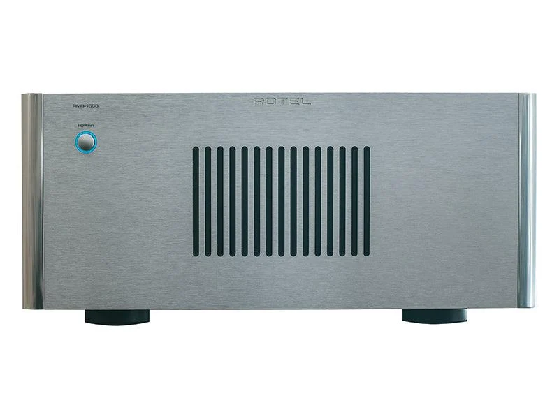 Rotel RMB-1555 SILVER Finale di potenza multicanale 120W x 5 su 8ohm Design circuitale Balanced