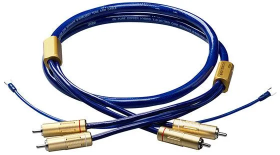 Ortofon 6NX-TSW 1010R Cavo phono per bracci RCA / RCA da 1,20MT. Conduttori in rame purissimo 6N/5N OFC