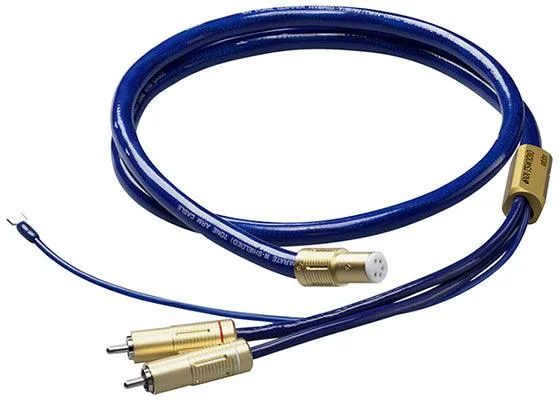 Ortofon 6NX-TSW 1010 Cavo phono per bracci connettori a 5 pin diritto / RCA da 1,20MT. Conduttori in rame purissimo 6N/5N OFC