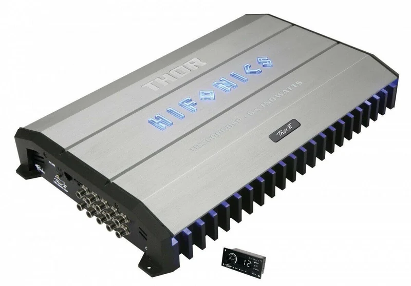Hifonics TRX-6006DSP THOR 6-H DSP amplificatore per auto a 6 canali 100w a 4 Ohm