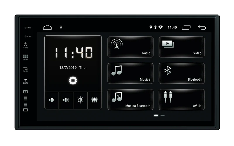 Phonocar VM002DE autoradio android con DAB+, bluetooth e schermo 6.95" e mappe europa