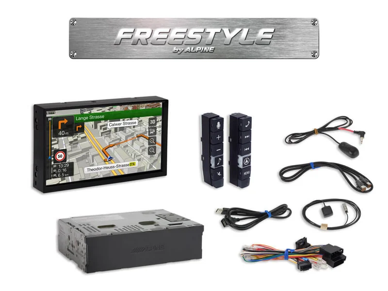 Alpine Freestyle X703D-F media station 7", TomTom, Apple CarPlay e Android Auto