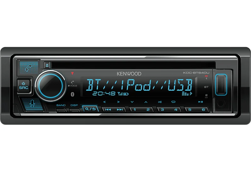 Kenwood KDC-BT640U autoradio 1 din CD / USB con Bluetooth integrato, Spotify e Amazon Alexa
