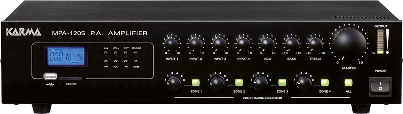 KARMA MPA 120S amplificatore PA 4 zone 170W