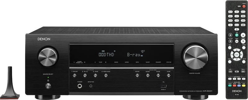 Denon AVR-S650H Sintoamplificatore 5.2 canali 4K Ultra HD/60 Hz, HDR10