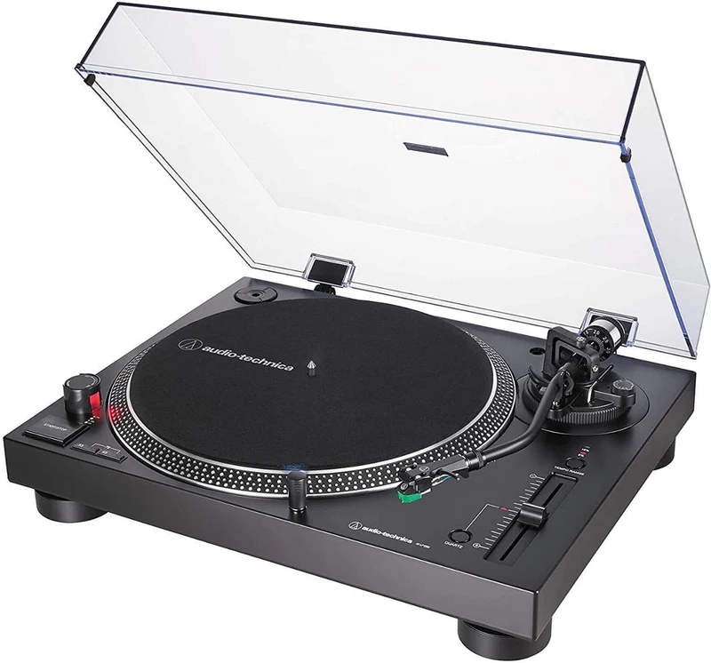 AUDIO TECHNICA AT-LP120X USB BLACK GIRADISCHI PROFESSIONALE A TRAZIONE DIRETTA
