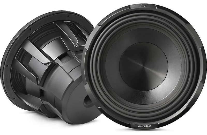 Alpine X-W10D4 Subwoofer per auto 10′′ (25 cm) X-Series (4Ω + 4Ω) 900W RMS