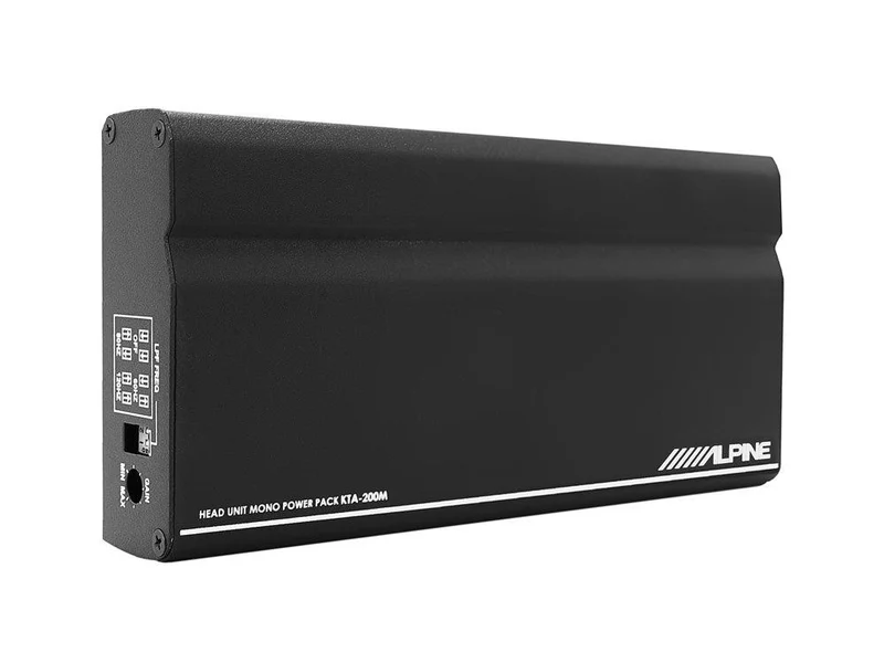 Alpine KTA-200M Amplificatore Power Pack Monofonico con funzione PowerStack - 1 x 400W @ 4 Ohms