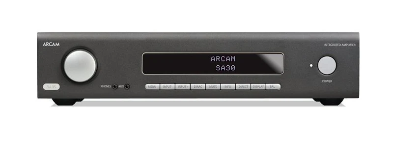 ARCAM SA30 Amplificatore integrato in Classe G. Potenza 2x120W con i primi 12W in classe A. Dirac Live con 3 profili assegnabili