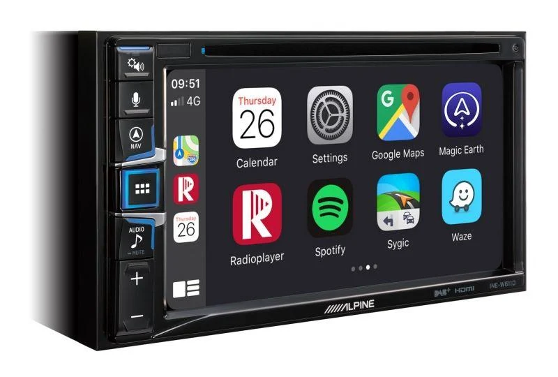 Alpine INE-W611DC autoradio 2 din CAMPER TRUCK con GPS, DAB+, Apple Car Play, Android Auto