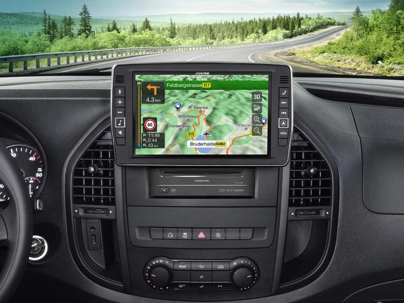Alpine X903D-V447 autoradio 9'' per Mercedes Vito 447, GPS, Android Auto e App CarPlay