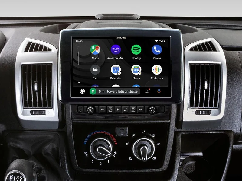 Alpine X903D-DU autoradio 2 din per FIAT Ducato III, Citroën Jumper II e Peugeot Boxer II con GPS, Android auto e Apple Car Play