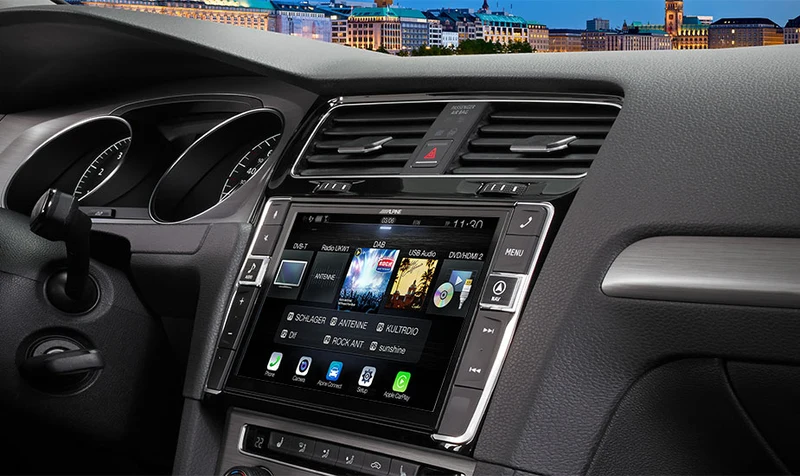 Alpine X903D-G7 autoradio per VW Golf VII con GPS 9 " mappe TomTom, Apple CarPlay e Android Auto