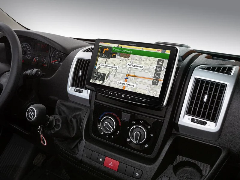 Alpine INE-F904-DU autoradio per FIAT Ducato 3, Jumper 2 e Boxer 2 da 9'' con GPS NAVI TRUCK