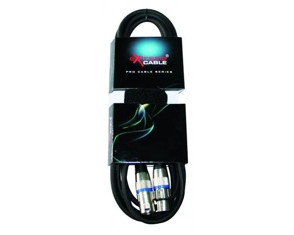 EXTREME CAVO MICROFONO/CASSE 3 METRI 1 CONNETTORE XLR MASCHIO 1 FEMMINA + STRAP + 12 ANELLINI CAVO MICROFONICO 6.5MM CONNETTORI SMONTABILI METALLO ANTISCIVOLO
