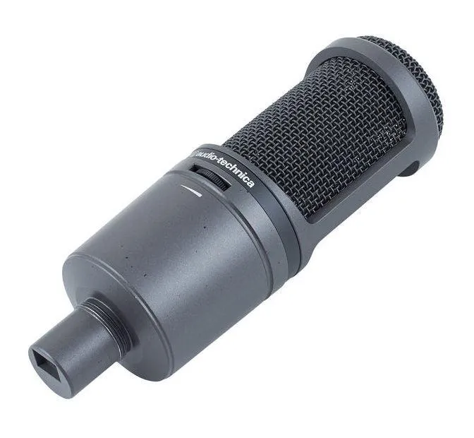 AUDIO TECHNICA AT2020 USBi MICROFONO CARDIOIDE CONDENSATORE A DIAFRAMMA LARGO USB LIGHTING IOS IPHONE
