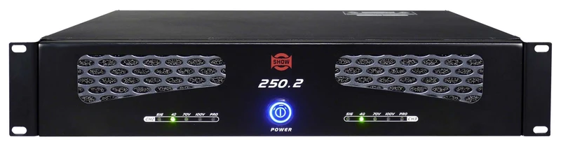 GLEMM 250-2 Amplificatore PA 2x250W a 4ohm o 70/100V