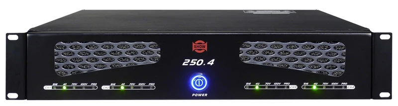 GLEMM 250-4 Amplificatore PA 4x250W su 4ohm o 70/100V