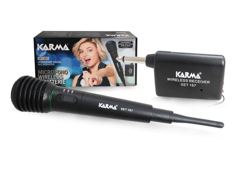 KARMA SET 167 Radiomicrofono a batteria
