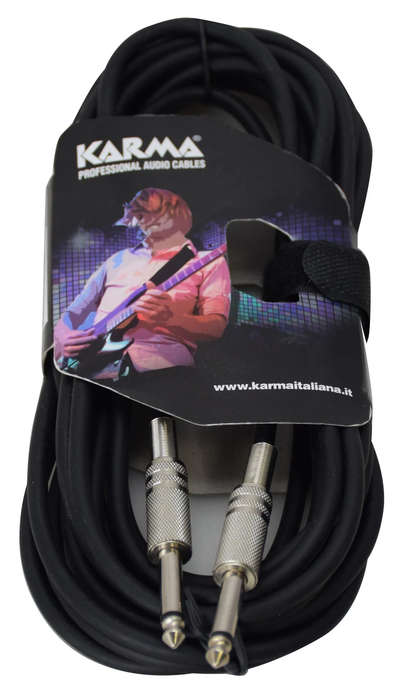 KARMA CA 8220 Cavo audio 6mt - 2 x jack 6,3mm mono