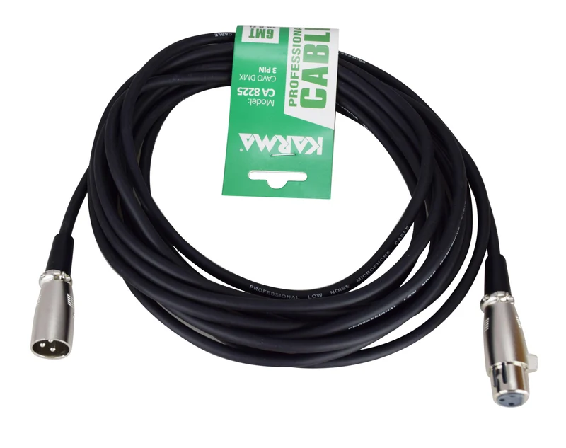 KARMA CA 8225 Cavo audio XLR M/ XLR F 6mt