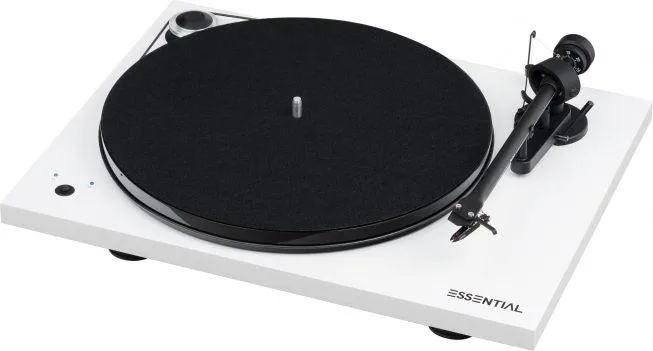 PRO-JECT Essential III RecordMaster Giradischi hifi per registrazione audio digitale, BIANCO