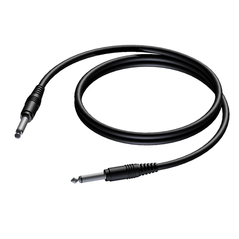 PROCAB CAB 600-3 Cavo audio 3mt JACK6,3mm mono/ JACK 6,3mm mono